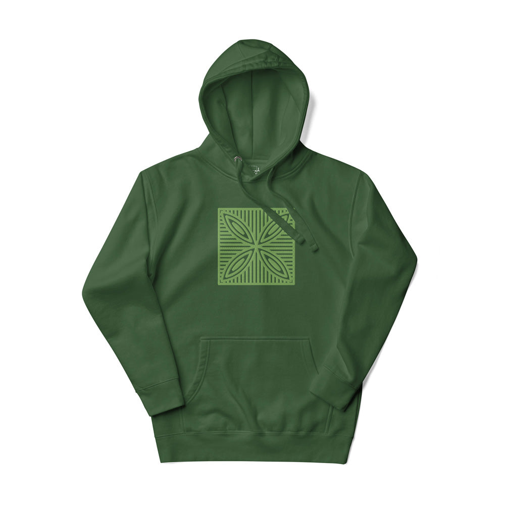 Black and discount green jordan hoodie