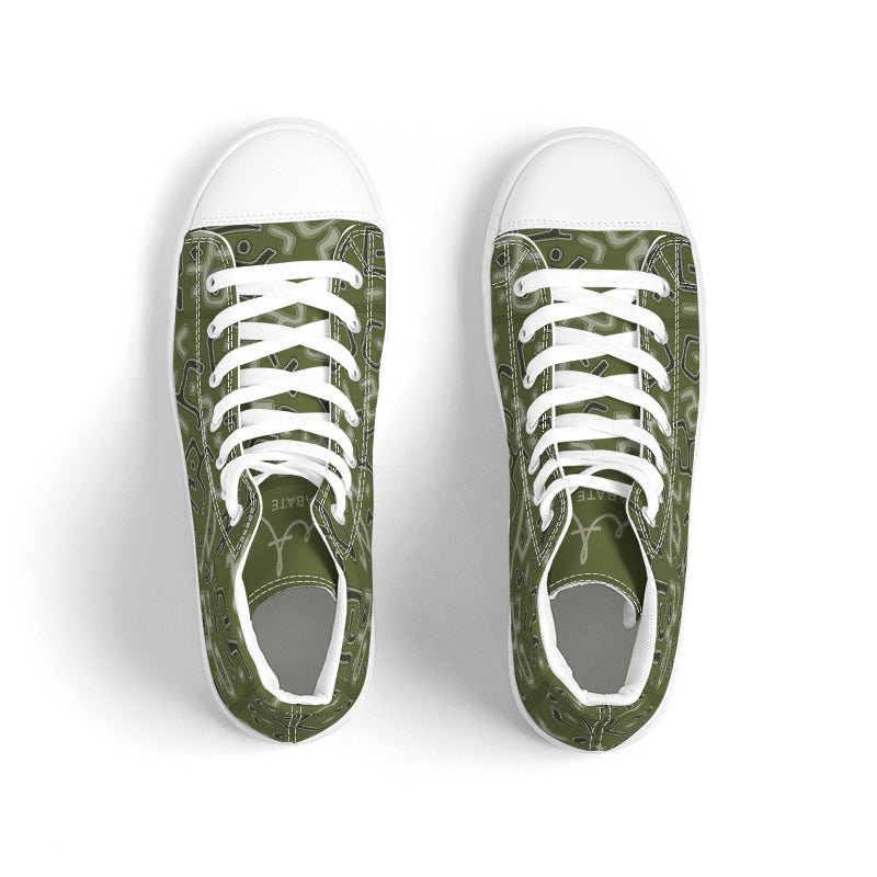 Hightop Canvas Sneaker - Abate Collection