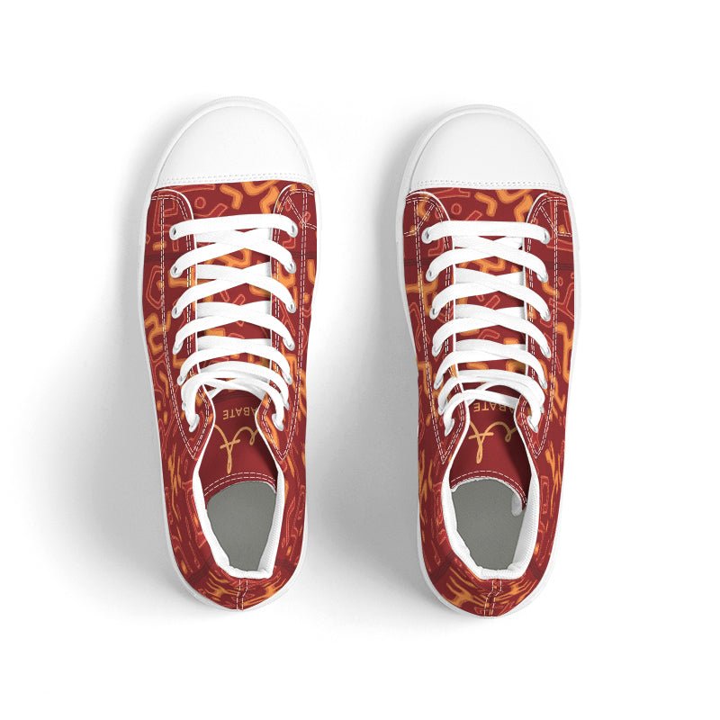 Hightop Canvas Sneakers - Abate Collection