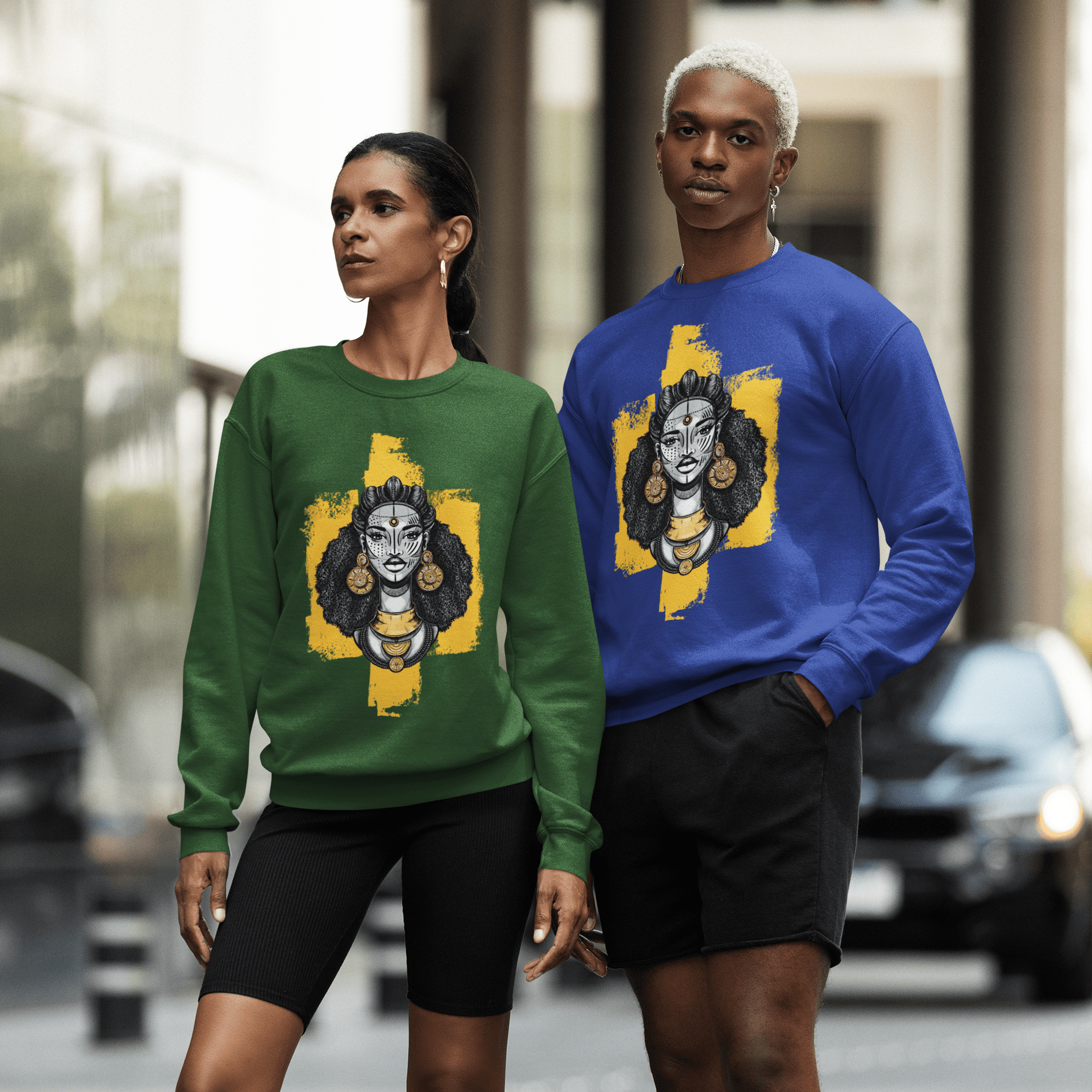 Nubian Queen Premium Sweatshirt - Abate