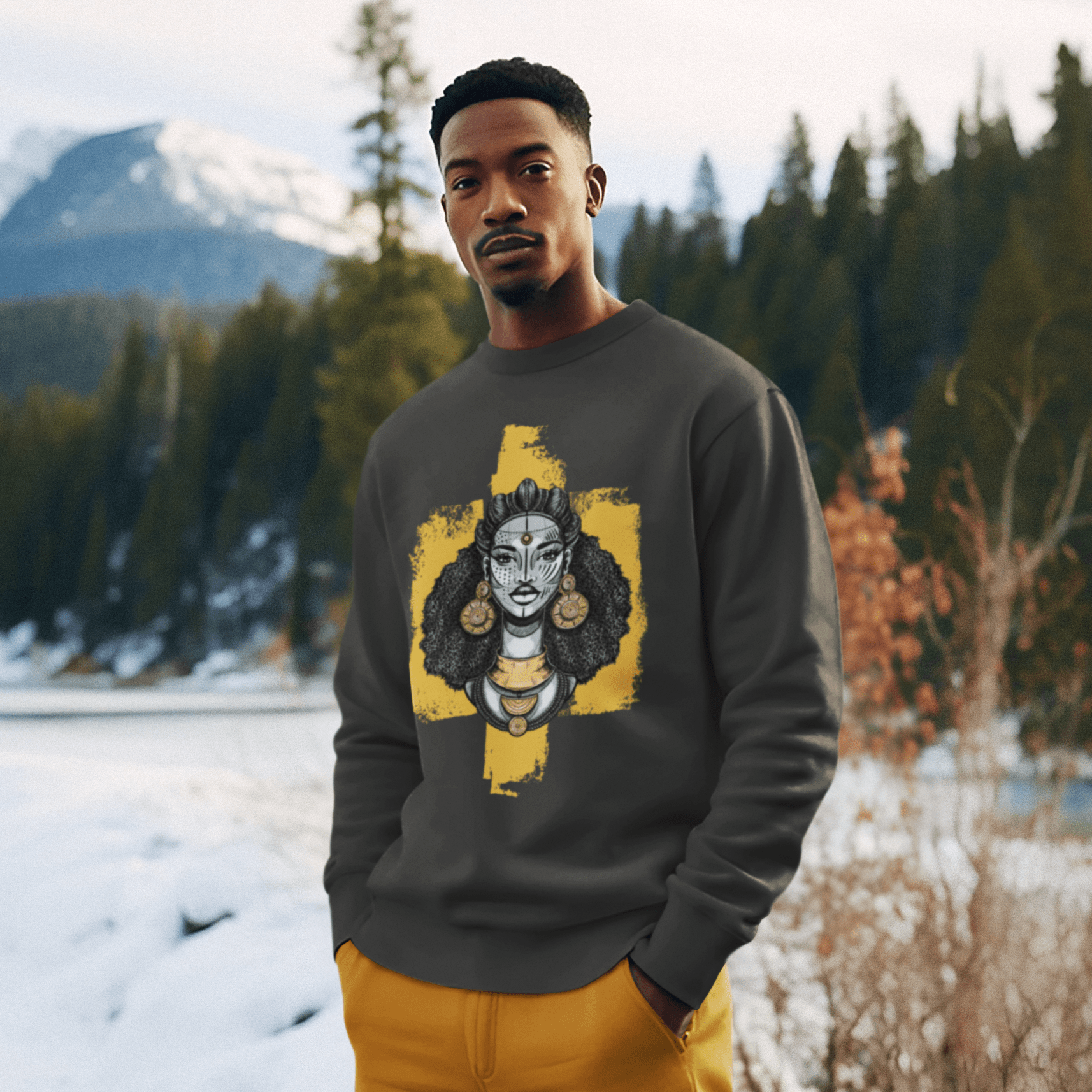 Nubian Queen Premium Sweatshirt - Abate