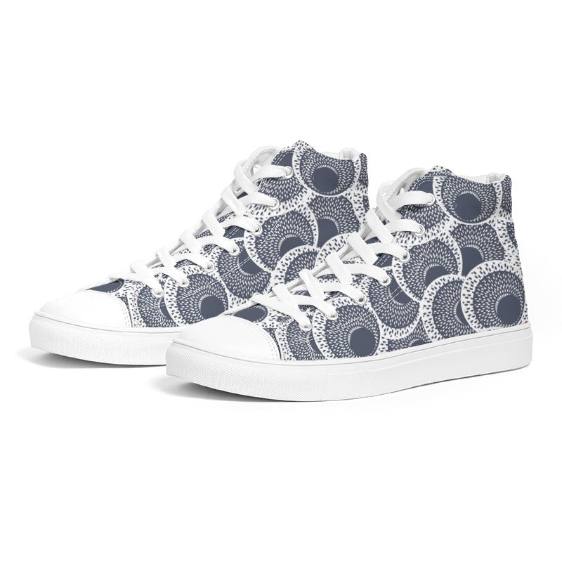 Peacock Hightop Canvas Sneaker - Abate