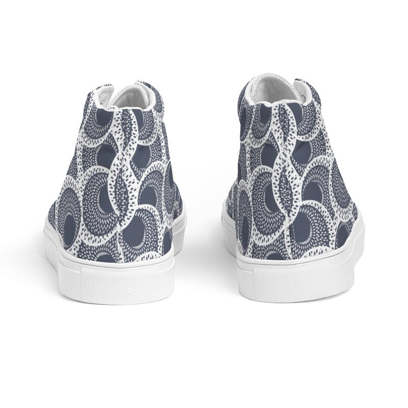 Peacock Hightop Canvas Sneaker - Abate