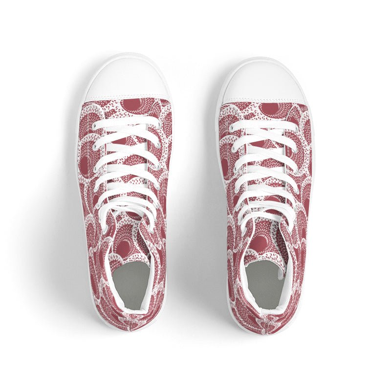 Peacock Hightop Canvas Sneaker - Abate