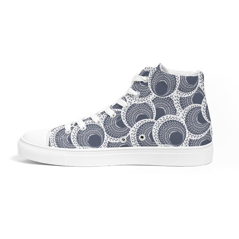 Peacock Hightop Canvas Sneaker - Abate